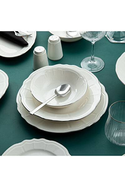 Aryıldız Tiffany Platin 30 Parça 6 Kişilik Yemek Takımı