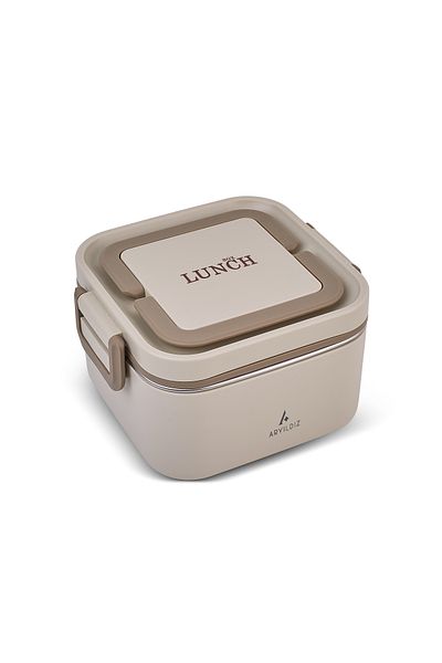 Aryıldız Beige 700 ml Bento Lunch Box