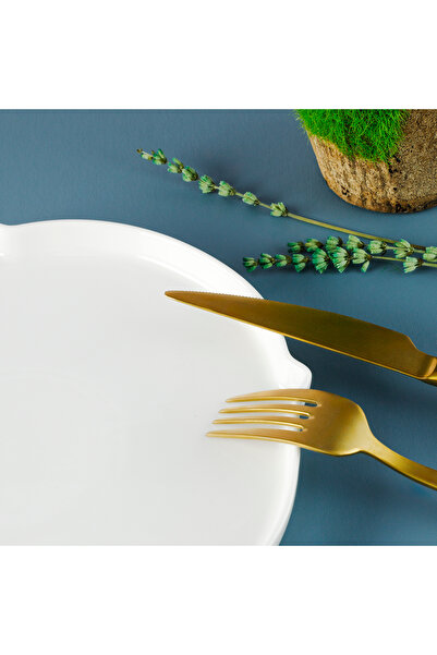 Aryıldız Lunar Round Serving Plate 23 cm