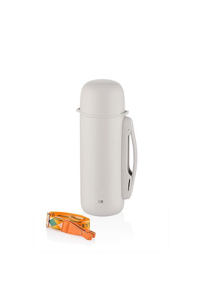 DILLER Steel Thermos White 1260 ml