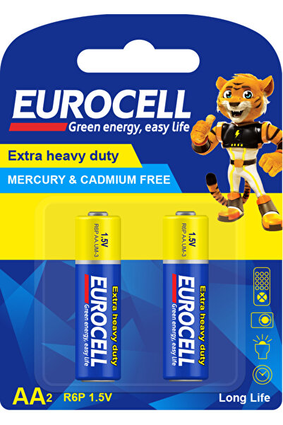 EUROCELL Kalem Pil Aa2 1.5 V R6p