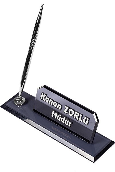 isimliksepeti Elf Kristal Masaüstü Isimlik Büro Hediyesi Ofis Masa Isimliği