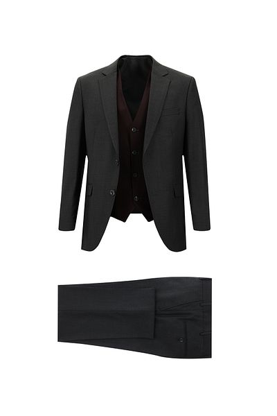 Kiğılı Slim Fit Slim Fit Combination Vest Suit