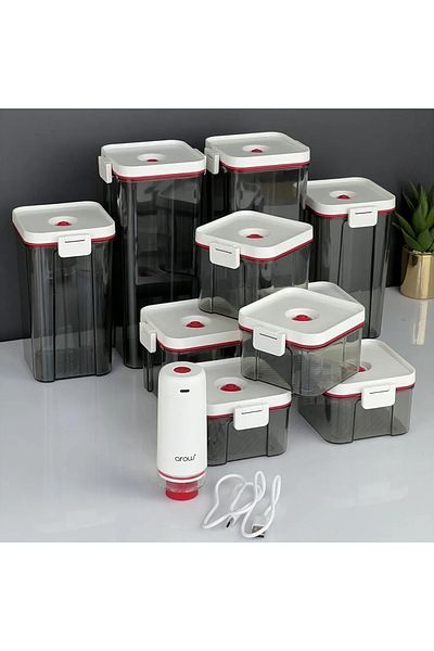AROW Sunn 10 Piece Vacuum Storage Container