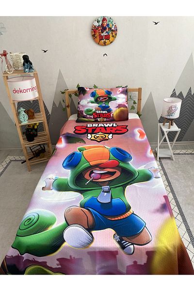 dekomingo Leon Brawl Stars Baby and Children's Room Pi̇ke Set