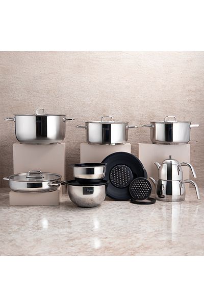 Aryıldız Colombus 21 Piece Steel Dowry Set