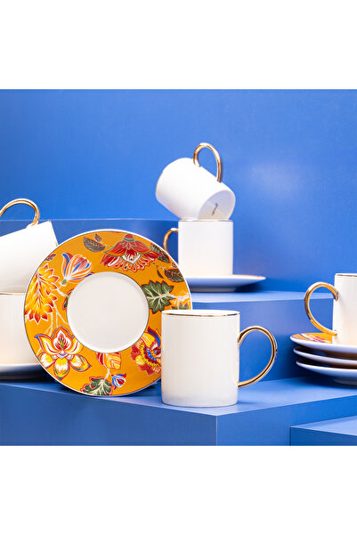 AROW Turkish Coffee Cup Set for 6 People 90 ml