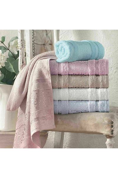 MAXSTYLE Crystal Bamboo Petrol Towel 50x90 cm