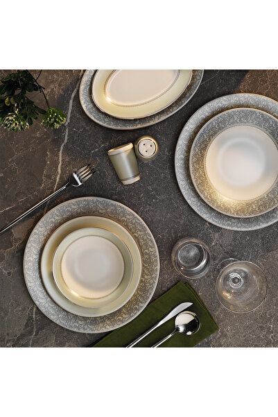 Aryıldız Adagio 60 Parça 12 Kişilik Yemek Takımı