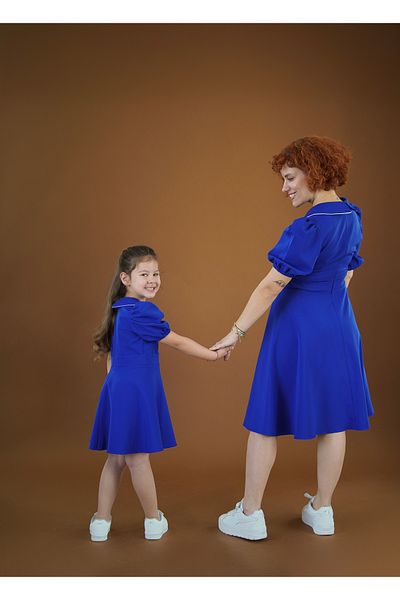 EYLÜL ELİF BUTİK Eylül Elif Boutique Vintage Collar Crepe Fabric Mother Girl Συνδυασμός (ΤΙΜΗ ΠΡΟΪΟΝΤΟΣ 1 ΤΕΜΑΧΙΟ)