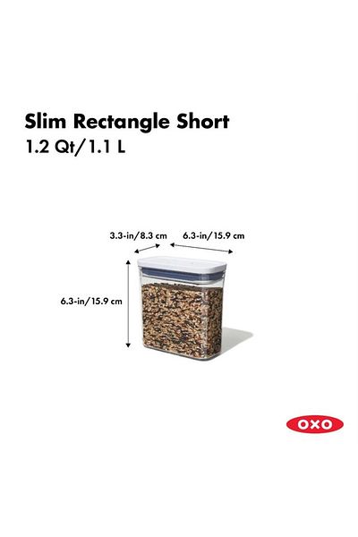 Oxo Pop Container Storage Container Slim 1.2 Liter