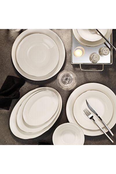 Aryıldız Alisa Platin 30 Parça 6 Kişilik Yemek Takımı