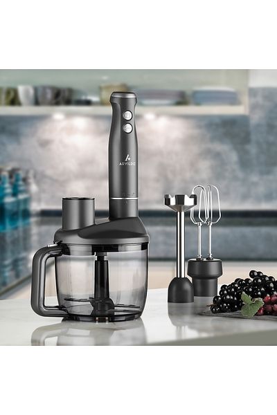 Aryıldız Anthracite Multi Functional Food Processor