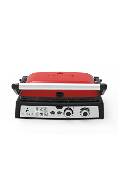 Aryıldız Red Multi Grill Toaster