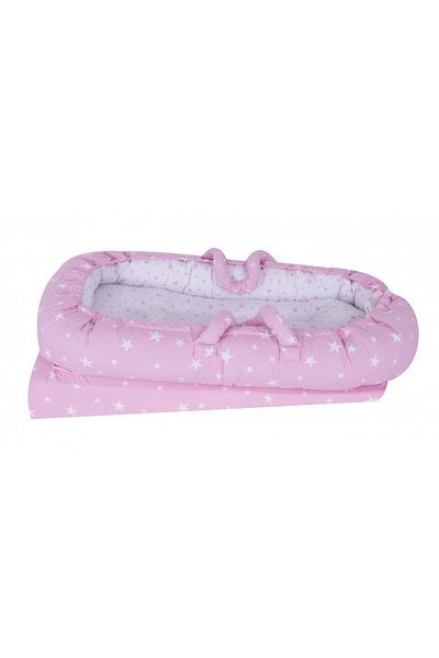 Sevi Bebe Co-sleeper anti-reflux Pink Stars SeviBebe