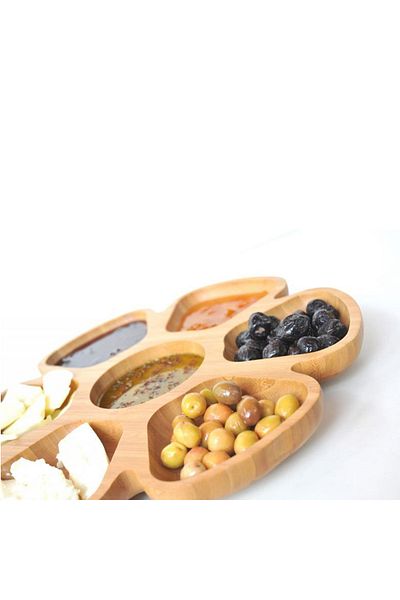 Bambum Pincho Rotating Snack Bowl with Compartment