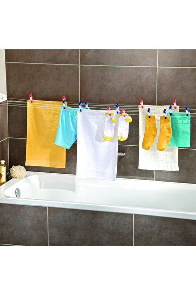 Leifheit Duvar Monteli Kurutucu 420x48 cm, Beyaz, Dayanıklı ve şık tasarım