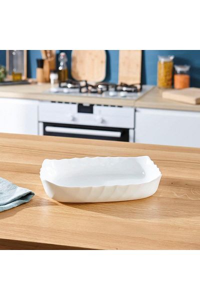Luminarc Oven Dish 29x23 Rectangular Pasta Pastry Tray Cake Mold Oven Tray Serving Container
