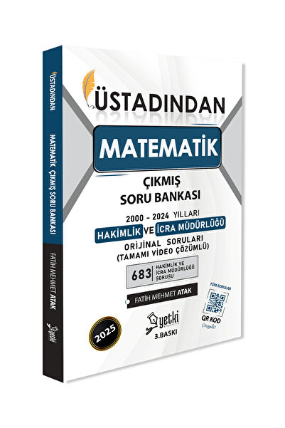 Yetki Yayıncılık Üstadından Matematik Hakimlik Ve Icra Müdürlüğü Çıkmış Soru ...