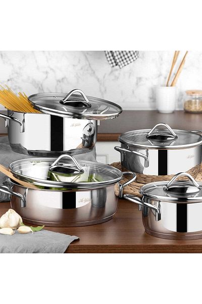 Aryıldız 6 Piece Midi Solo Cookware Set