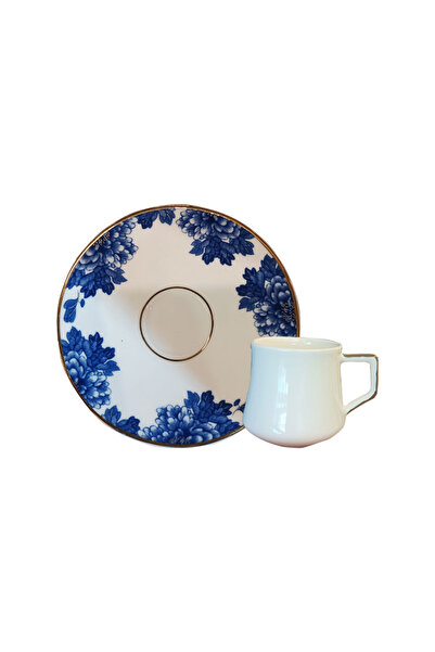 EVALIZA King Flower 6 Kişilik Çay Fincan Takımı 180 ml