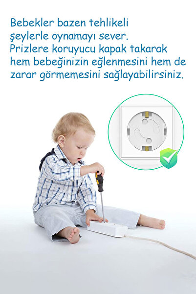 COZY SENSE Захисний пристрій для розеток, 3 шт. Захисний пристрій для дитячої безпеки, заглушка для розетки, захисний пристрій для електрики