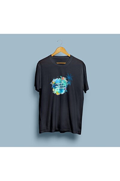 Generic Brand Unisex Oversize T-shirt - Happy Summer Holiday Design