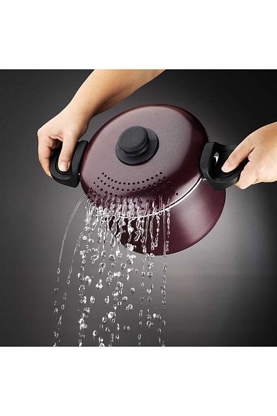 Aryıldız Bronx Purple Pasta Pot 20 Cm