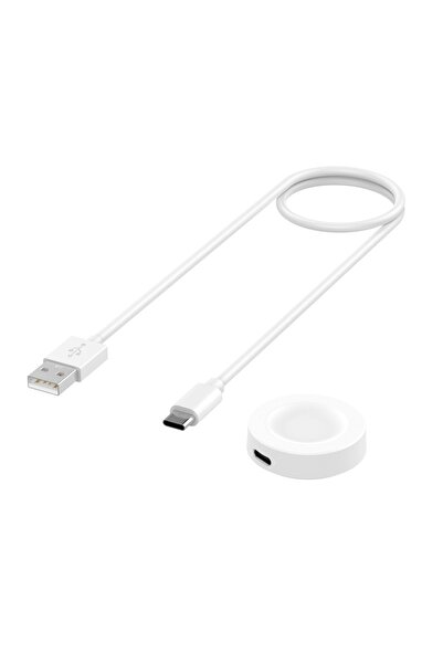 Choice شاحن USB أبيض لساعة GT5Pro/GT5/GT4/GT3Pro/GT3/Watch4/4 Pro/Watch3، شاح...