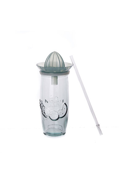 san miguel عصارة حمضيات طبيعية من الزجاج مع غطاء