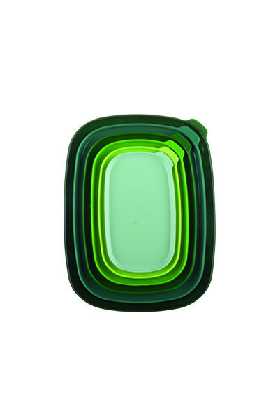 klt Nest 6-Piece Storage Container Green