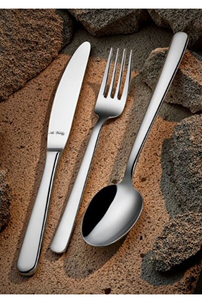 Aryıldız Kristal 84 Parça 12 Kişilik Çatal Bıçak Kaşık Takımı