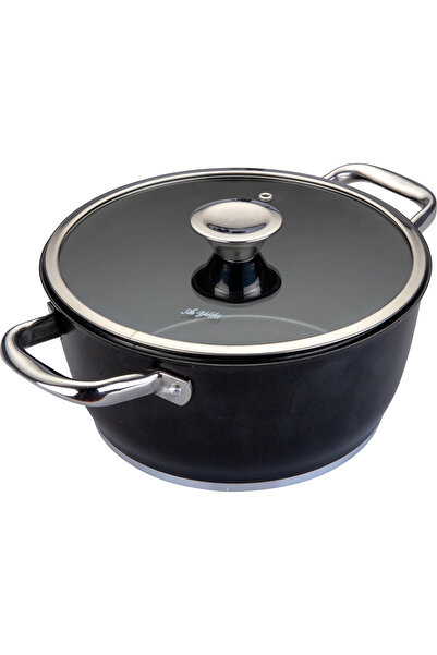 Aryıldız وعاء بريستيج عصري 20*10 أسود