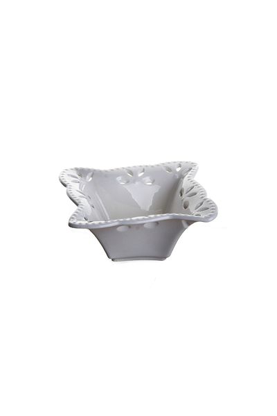ultraform Porcelain Perforated Star Bowl 9 Cm