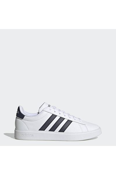adidas White - Navy Blue Men's Lifestyle Shoes Gw9199 Grand Court 2.0
