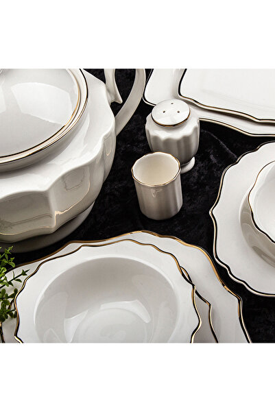 Aryıldız Plus Porselen 60 Parca 12 Parça Yemek Takımı