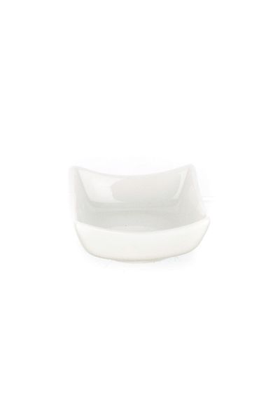 ultraform Porcelain Square Bowl with Corner 9.5 Cm