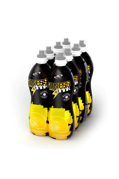 Pro Nutrition Fitness Drink Pack - Elderberry & Lemon 8 x 600 ml