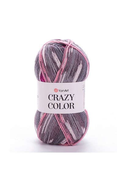 Yarnart Crazy Color - Μαρμάρινο Χειροποίητο Νήμα Πλεξίματος Ebruli-176