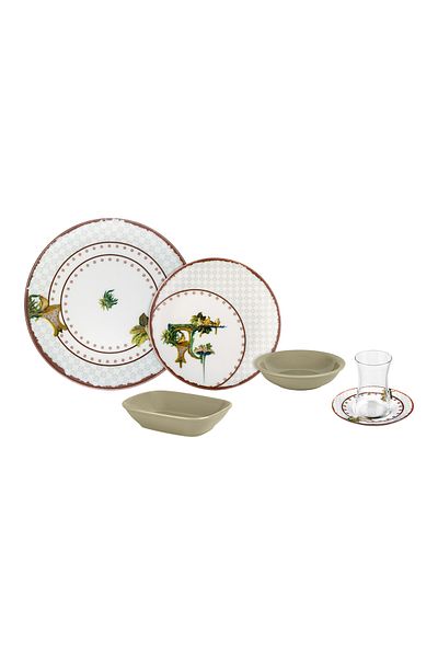Aryıldız Garland 25 Pieces Breakfast Set for 6 People