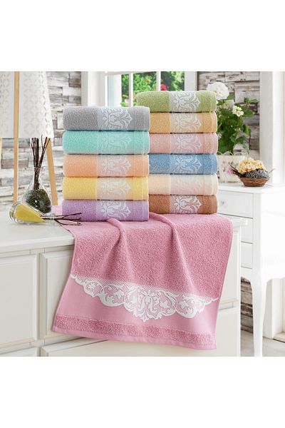 MAXSTYLE Cotton Elissa Towel 50X90 cm Mint