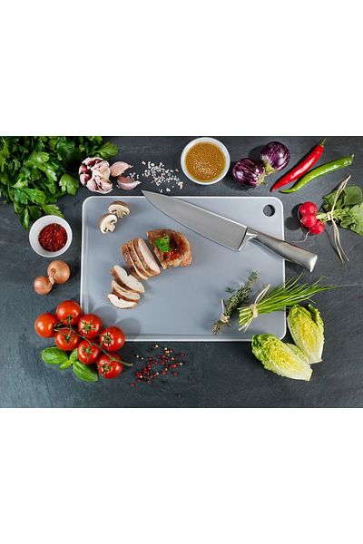 Saban Basic L Cutting Board |   , Non-Slip, Slotted for Juicy Dishes, Food Grade