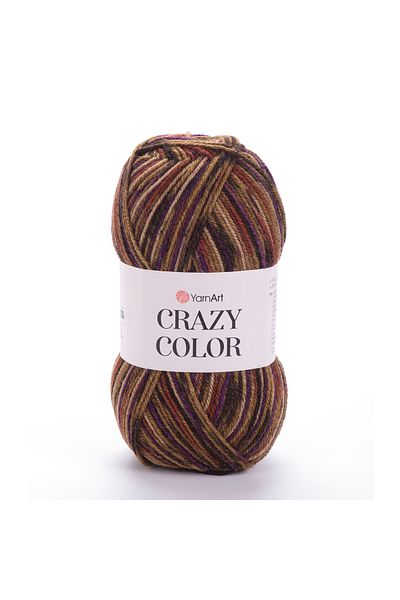 Yarnart Κλωστή πλεξίματος Crazy Color Ebruli-155