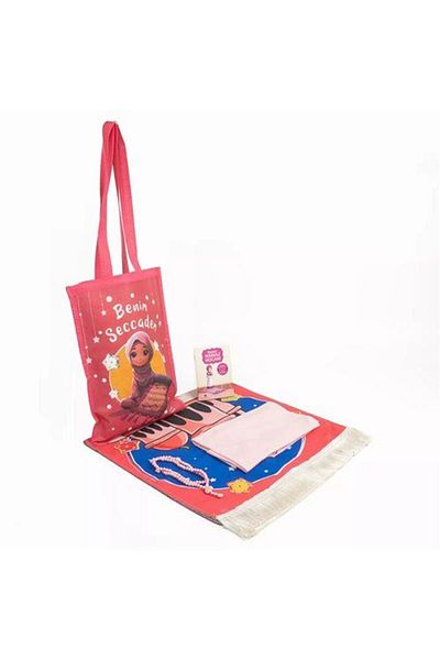 Hayrat Vakfı Yayınları My Seccadem Set (for Girls) Pink