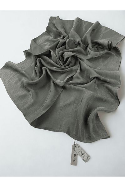 Armine Lyocell Silk Shawl 1002-1 Γεωμετρικό Μοτίβο Λινό Πράσινο-32