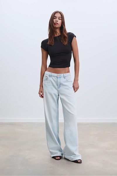 Stradivarius Open-back T-shirt
