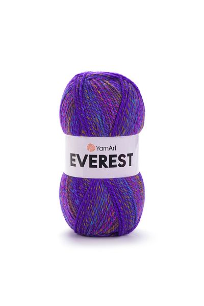 Yarnart Everest Marbled Χέρι Πλεκτό Σχοινί Ebruli 7042