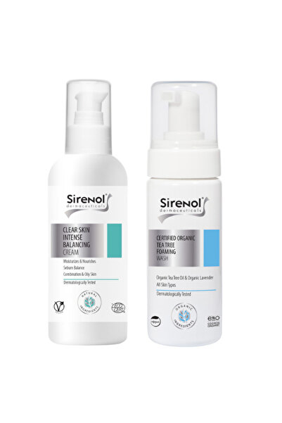 Sirenol Çay Ağacı Köpük Dengeleyici Set 60 ml / 150 ml