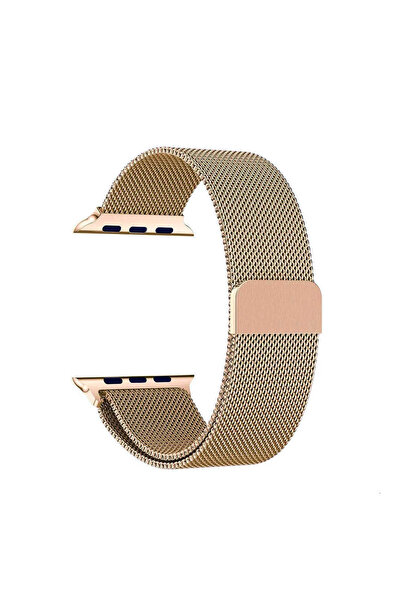 Dexmon Apple Watch 11 10 42mm 6 7 8 9 10 Se Uyumlu 38 40 41mm Metal Hasır Mık...