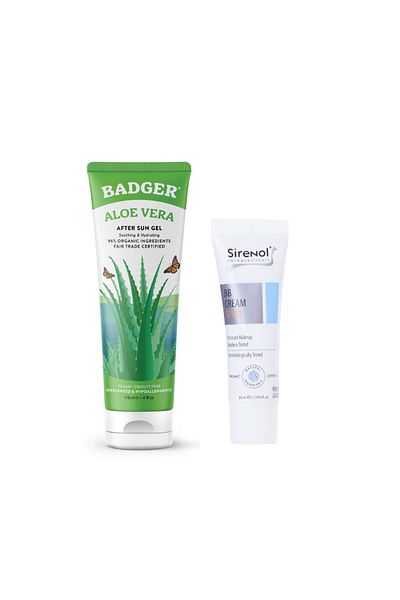 Badger Aloe Vera Gel Set and Bb Cream Set 118 ml / 30 ml